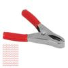 100PCS Insulated Clip 20A High Accuracy Process Elasticity with PVC Insulating Sheath for Experimental Test WireRed