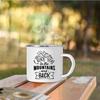 Enamel Mug Vintage Thick Camping Cup Coffee Mug Funny Gift for Office Home Outdoor