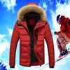 Warm Overcoat Outerwear Thick Winter New Men Warm Jacket Coats Fur Collar Hooded Parka Down Jackets