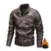 New autumn and winter men's casual leather jackets, men's motorcycle jackets, leather jackets, Korean style jackets