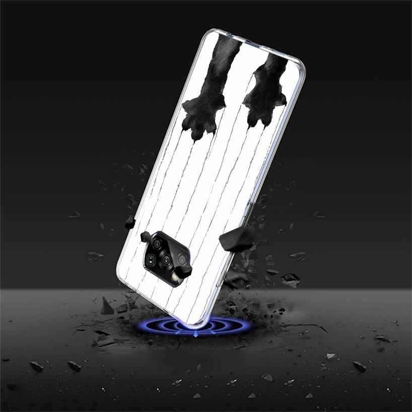 Cat Footprint Funny Paw Cute Phone Case For Xiaomi Poco X7 X6 X5 Pro F7 Ultra Redmi 15C 15 13C 13 12C 12 10 10A 10C 9 9A 9C 9T C