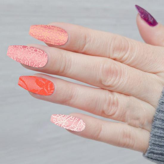 Delicate Nail Stamping Plate Diverse Styles Mini Nail Art Making