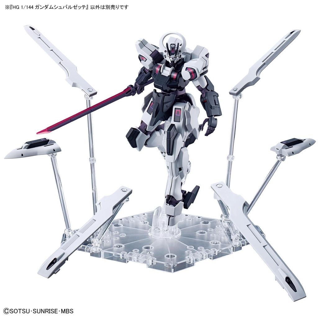 BANDAI SPIRITS HG Mobile Suit Witch of Mercury Gundam Schwarzette Scale Plastic Model Gundam 1/144 Pre-Colored