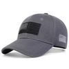 Unisex  Luxury High Quality American Flag Side Embroidery Baseball Cap Spring and Autumn Outdoor Adjustable Casual Sunscreen Hat