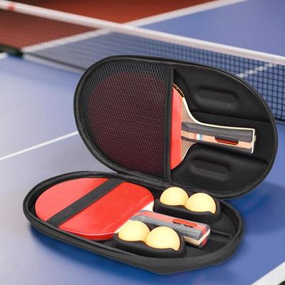 Tischtennis Schläger Tasche Tischtennis Schläger Aufbewahrungstasche Hart Staubdicht Schutz Tragbar Reißverschluss Abdeckung Für Ausrüstung