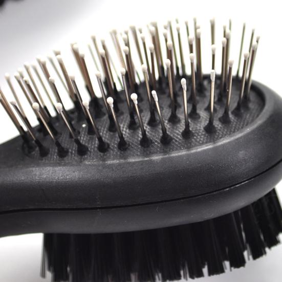 Dog Hair Comb Exquisite Hand Held Double-sided Pet Grooming Brush for Household