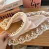 Módní krajková čelenka Trojúhelníková šála Šátek na vlasy Bohemia Bandana Čelenka do vlasů Dámská Dívčí Šátek na hlavu Vlasové doplňky