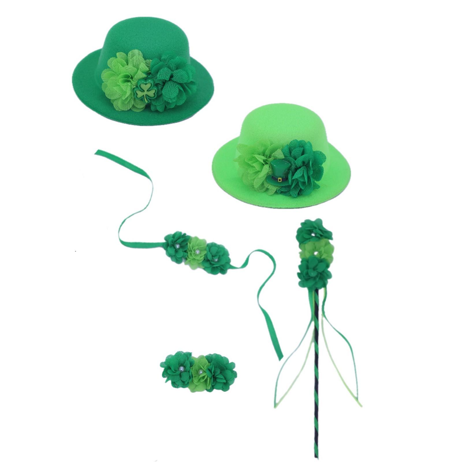 

Ирландский фестиваль вечеринка наряд цилиндр шляпа Патрик аксессуары для волос палочка шпилька для волос One Size