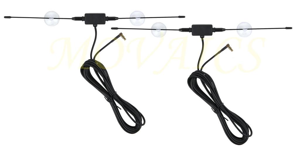 Movaics Suction Cup Type TV Antenna for MOGGY Portable Navigation Systems with and Digital ANT-Y2-2 High-Sensitivity Full-Seg (OP-AFS Replacement)