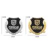 3D Metal Badge Styling Decals Emblem Car Decor Window Stickers Decoration Accessorie For Porsche 911 718 Taycan Panamera Cayenne