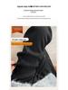 Women's Curved Blade Wide-Leg Pants: New 2026 Plus Velvet Wool for Autumn/Winter - Casual, Loose-Fit, Straight-Leg Design