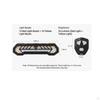 Bike with Turn Indicators | directionalShaped Led Segments, UsbC Rechargeable, Remote, for
