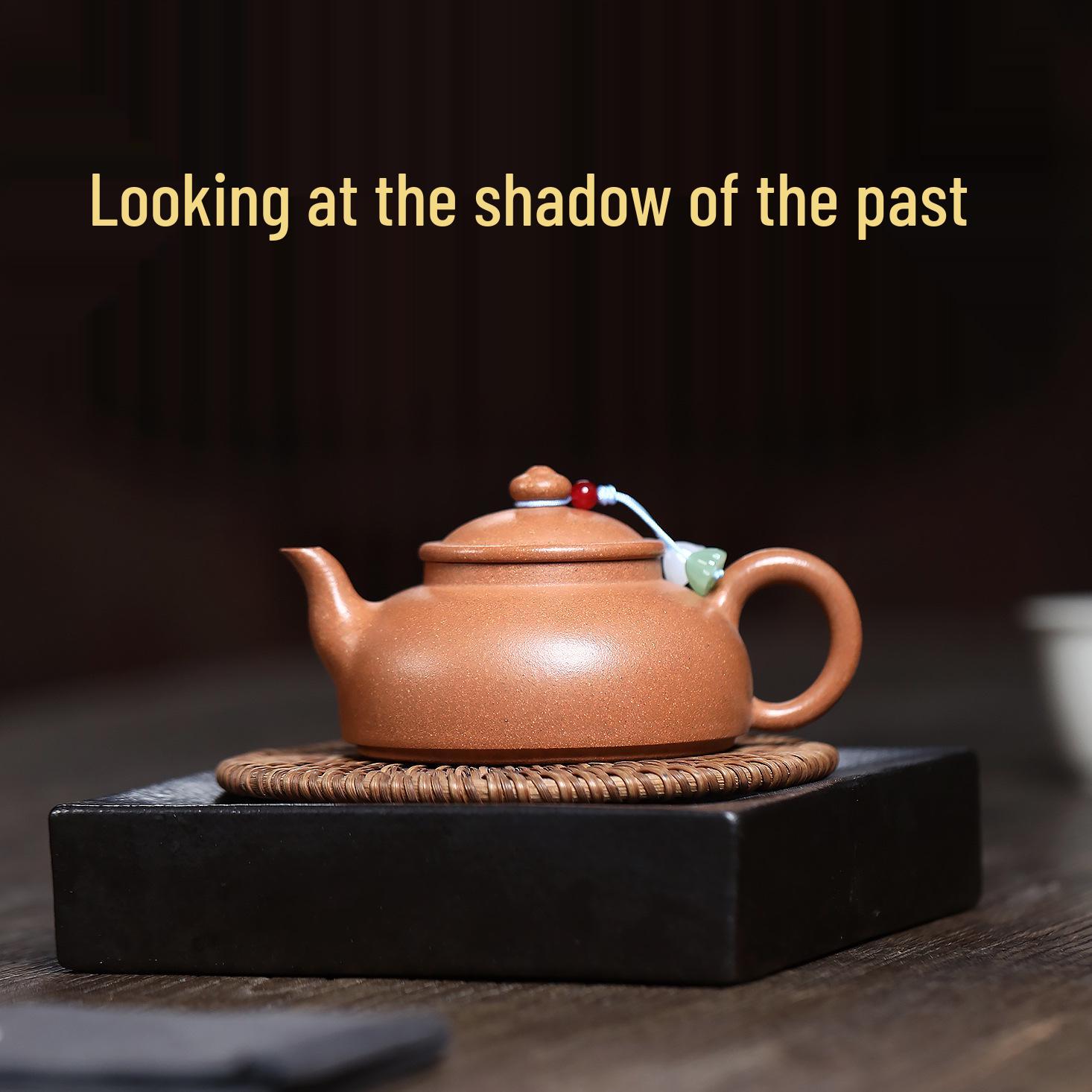 

Original Yixing Zisha Cloud Watching Teapot: Semi-Handmade Mud Gongtang Tea Ware 150CC