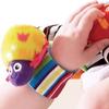 1 Pair Baby Wrist Rattles and 1 Pair Socks Rattles Set Educational Development Plush Toys Baby Gift
