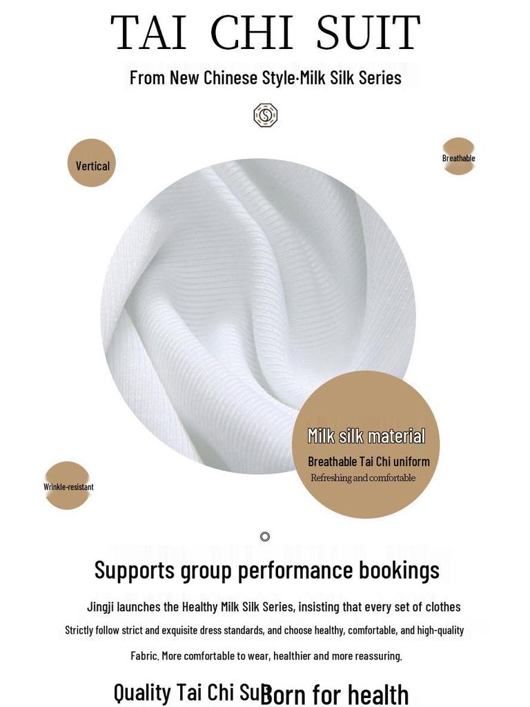 Unisex Comfortable Breathable Tai Chi Suit for Men and Women - Ideal for Outdoor Sports and Martial Arts Training