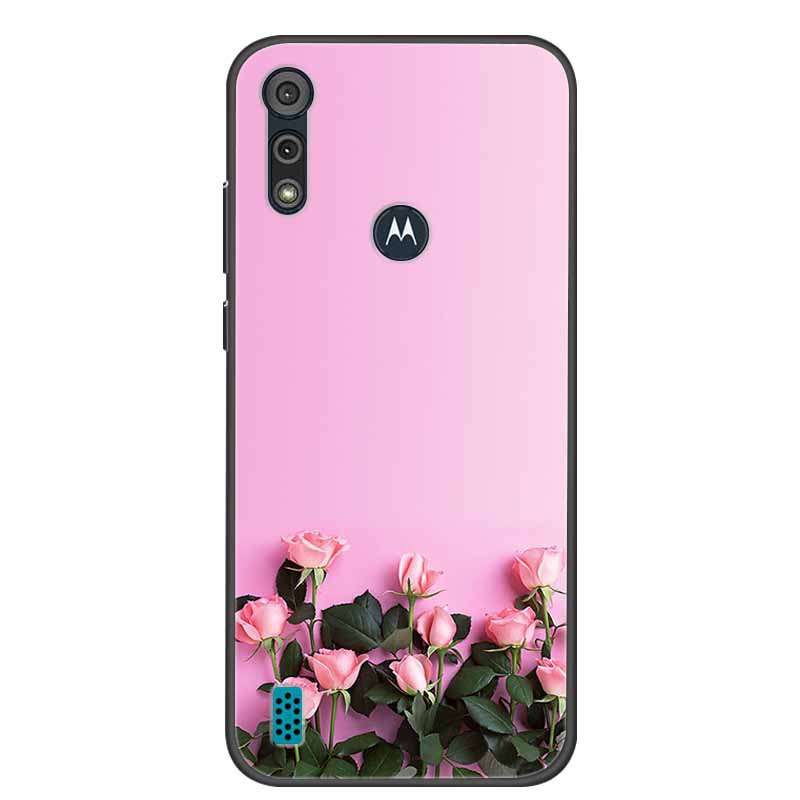 Phone Case for Motorola Moto E6i / E6s 2020 Shockproof Soft Silicone TPU Back Cover for Moto E6s 2020 E 6S 6i Cases Marble Print