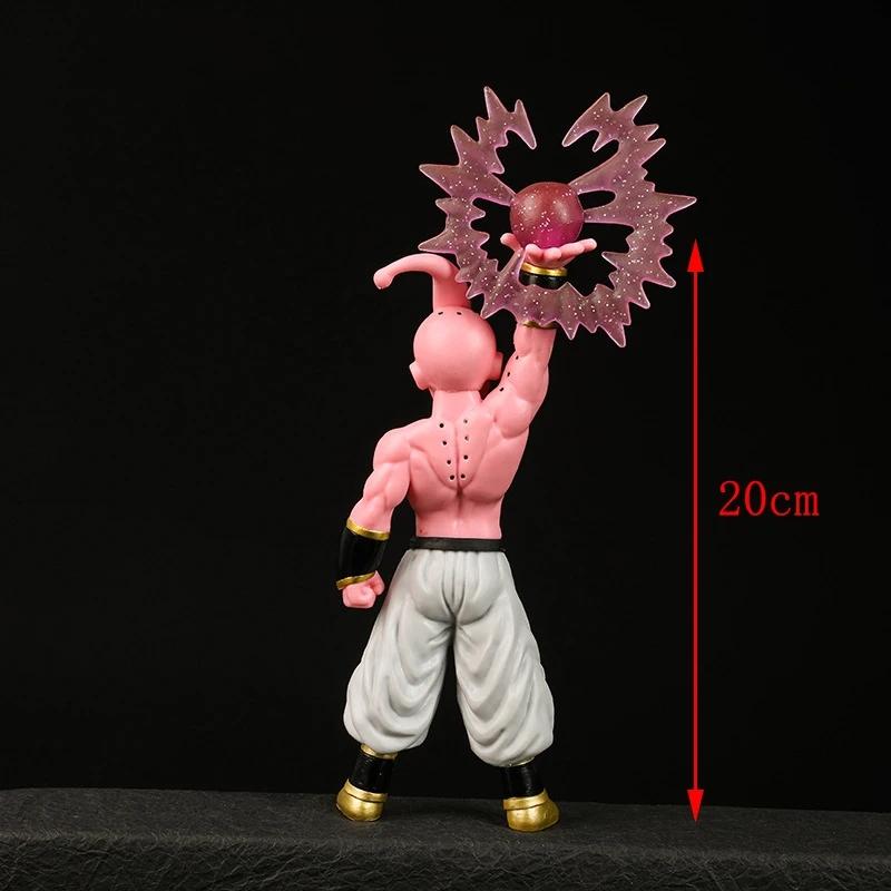 Figurka Dragon Ball 20cm Kreskówka anime Lalka zabawka Majin Buu Ozdoba ozdoba na stół