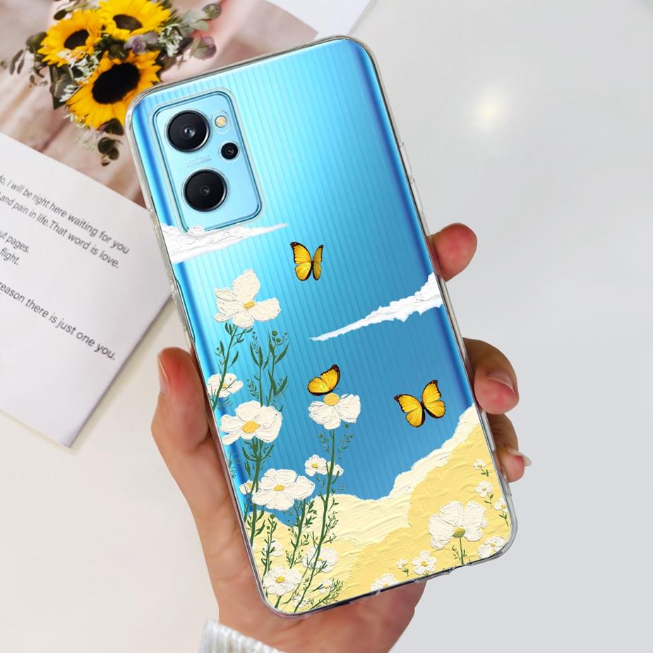 For Realme 9i Case RMX3491 New Fashion Painted Cover Clear Silicone Soft TPU Phone Case For Realme 9i 5G RMX3612 Realme9i Fundas