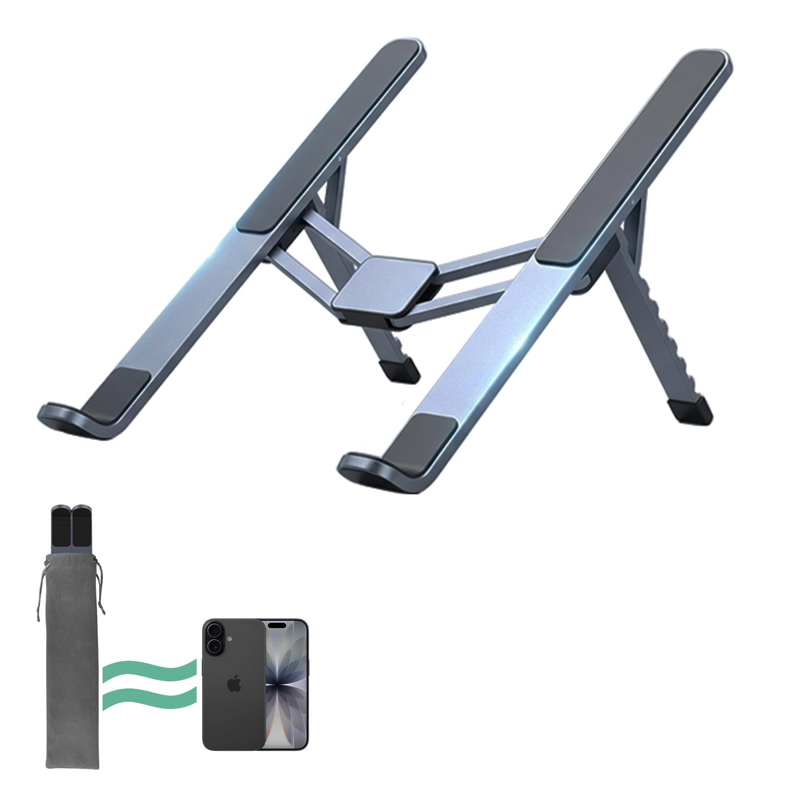 Laptop Desktop Laptop Adjustable Lightweight Aluminum Compatible with Macbook Macbook inch Laptops and Tablets Stand, Stand, Foldable, Portable,