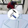 2-in-1 Manual Glass&Tile Cutter with Diamond Roller Wheel-Precision Cutting Tool for DIY,Construction,Adjustable Metal Base,Lightweight Portable
