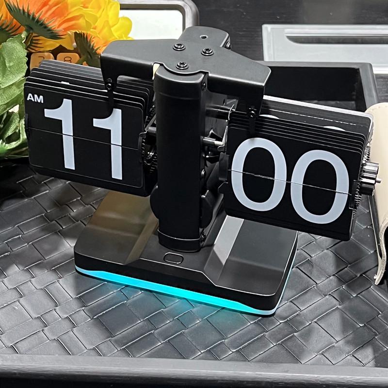 European Retro Flip Clock: Simple Desktop & Wall Design