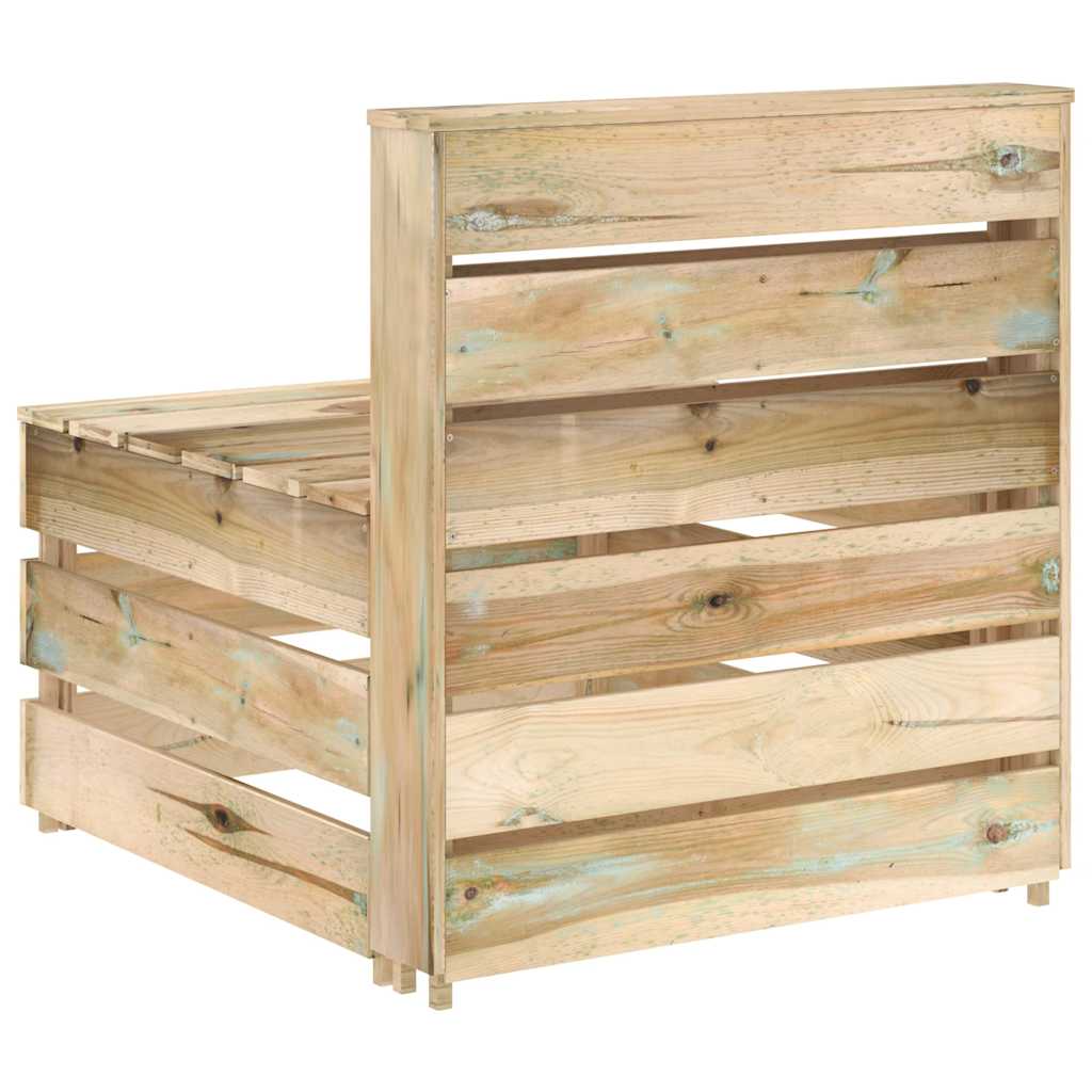 Garden Center Sofa Made from Pallets Impregnated Pine Wood