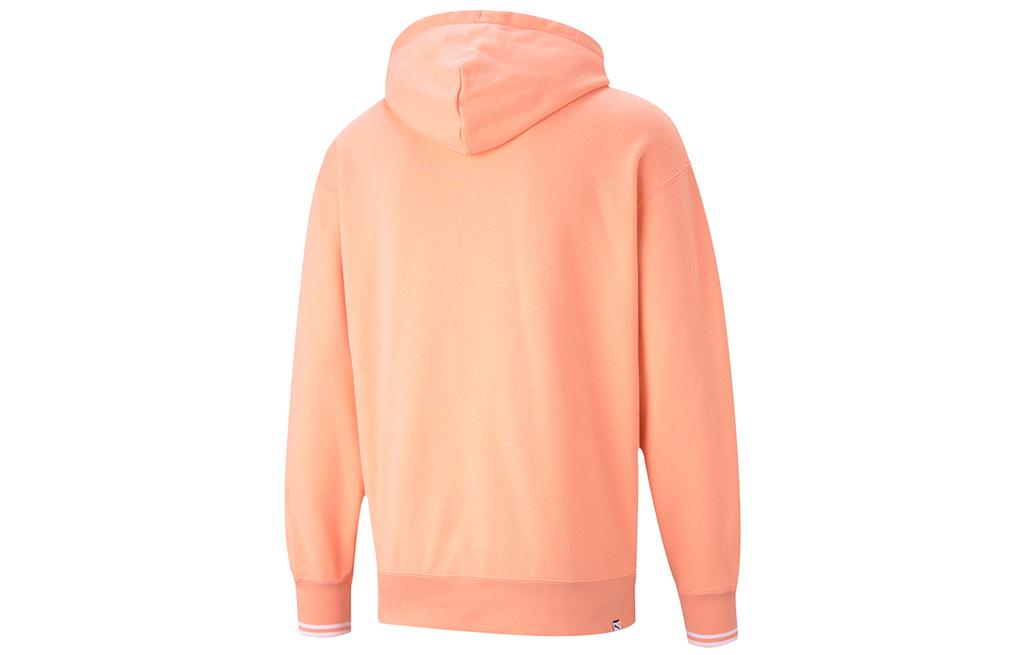 Puma Sweatshirts Men's Apricot Red Hooded Moderate Regular 531430-26