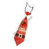 X6HE Festive Necktie Holiday Performances Decoration Quick Wear Party Attire
