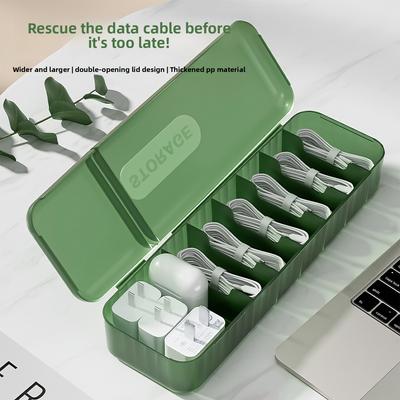 Multi Functional Desktop Miscellaneous Data Cable Storage Box