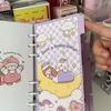 5pcs Cartoon Inner Refill Spiral Binder Paper Bear Notebook Index Divider Paper  Stationery