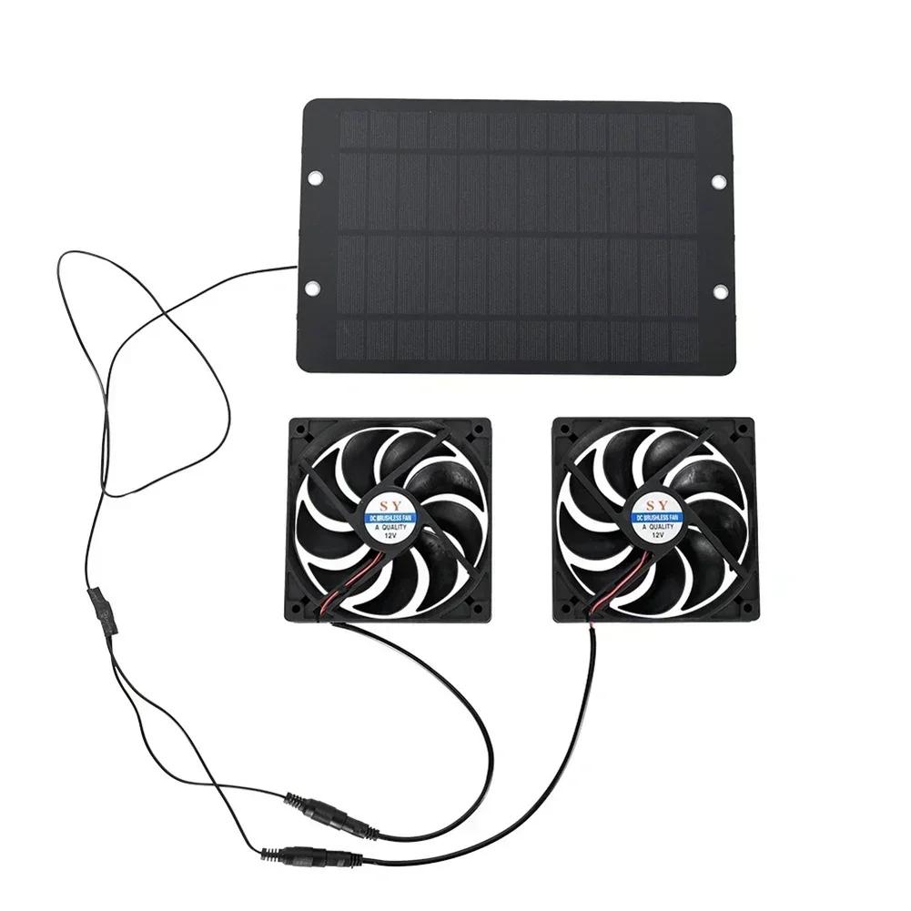 10W Solar Powered Cooling Fan for Duck and For chicken Sheds Automatic Operation for Effective Air Circulation
