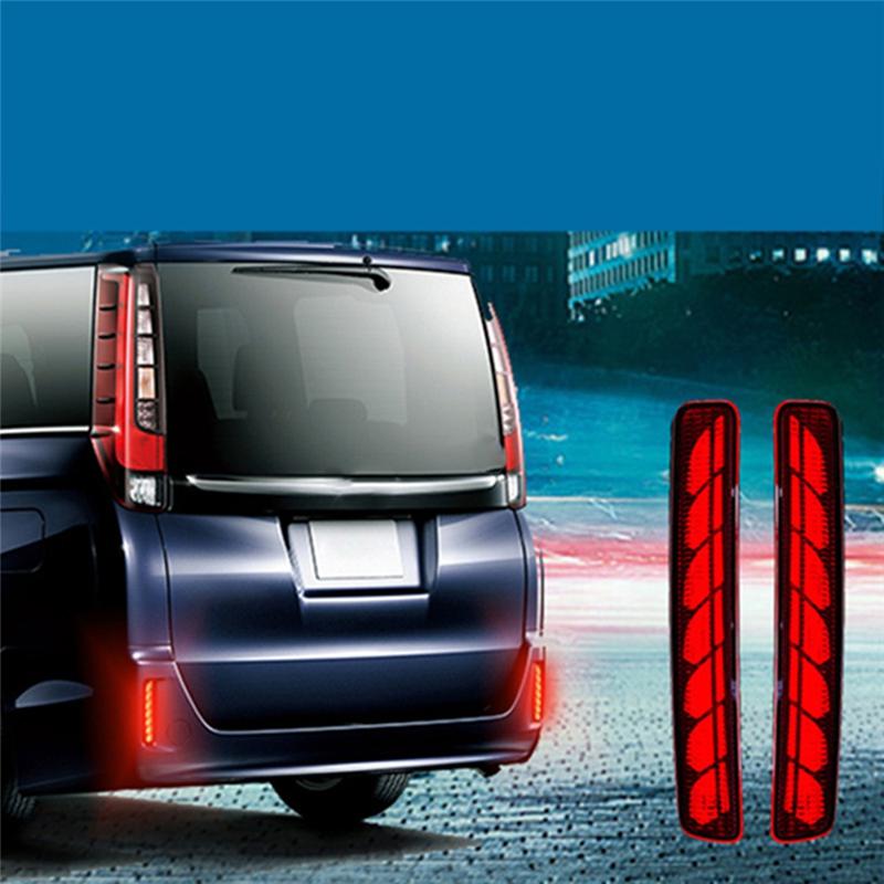 A90Q-For Toyota NOAH VOXY 80 Pruis Prius 40 Series 1 Pair Rear Bumper Lights Dynamic LED Rear Bumper Lamp