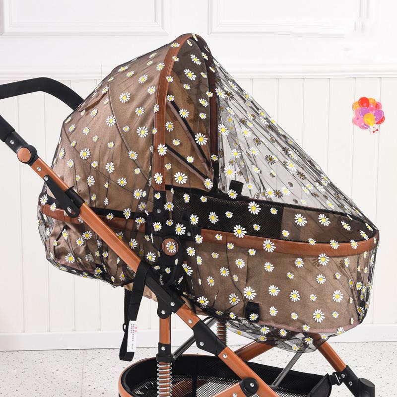 Baby Cart Sunshade Mosquito Net Universal Pram Net Buggys Insect Fly Net Protection Cover for Stroller Pushchair