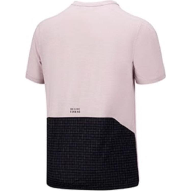 New Balance T Shirts Men's Pink Crew Neck Moderate AMT31251-SOI