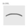 For Zeekr 7X 2024 2025 Super Suede Armrest Rear Metal Panel Trim Cover Interior Decoration Sticker Modification Accessories