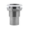 Marine 316 Stainless Steel Thru Hull Fitting Connector Half Thread Water Outlet Boat Bilge Drain Hose Fitting