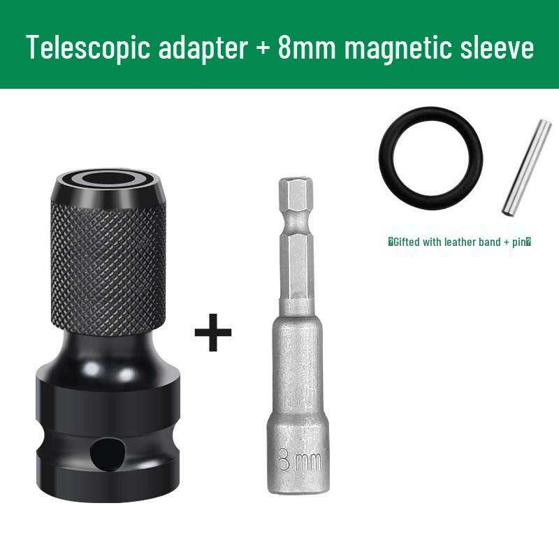 Multi-Functional Electric Drill Chuck and Air Impact Wrench Adapter