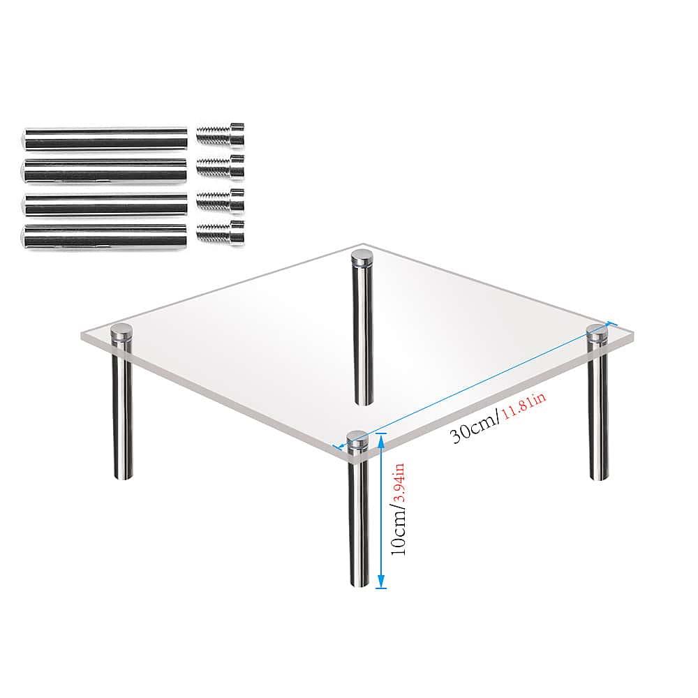 Acrylic Multi-functional Desktop Display Rack Organizer Stand for Jewelry, Blind Boxes, Badges, Anime Figures, Trays & Holders