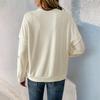 2025 New Round Neck Hoodie Casual Long Sleeved Pullover Embroidered Patchwork Top
