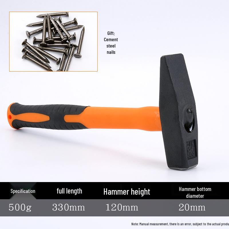 Multifunktions-Klauenhammer mit Brecheisen für Holzbearbeitung & Elektroarbeiten