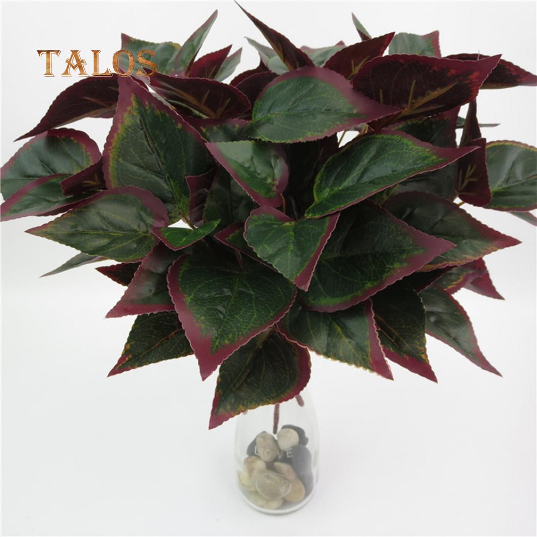 

1 шт., 6 головок, искусственное растение Scindapsus Aureus, имитация растения для вечеринки, домашний декор, украшение