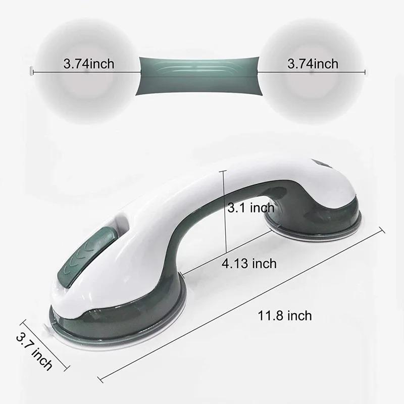 1PCS Shower Grab Bars Toilet Non-slip Support Handle Bathroom Safety Grab Rod Handles  Elderly Child Vacuum Suction Cup Handrail