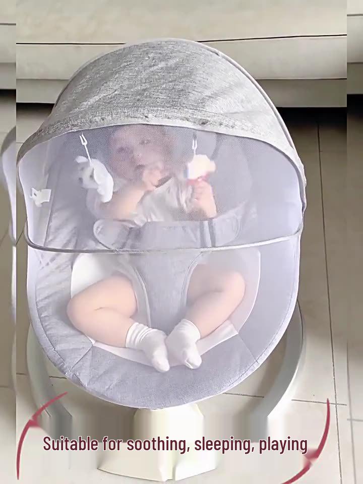 Electric Newborn Soothing Rocker: Baby Recliner & Cradle