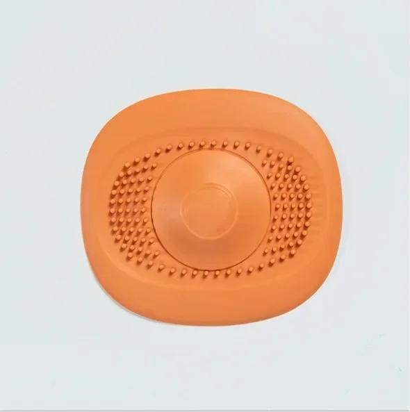 Silicone Bathroom Drain Hair Catcher Irregular Pattern Bath Stopper Plug Sink Strainer Filter Kitchen Bathtub Accessories