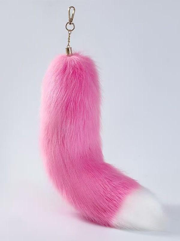 Breloc și pandantiv de geantă la modă cu coadă de vulpe faux