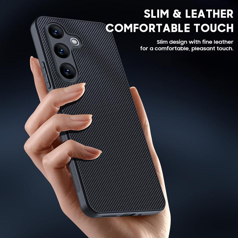 Samsung Galaxy A54/A55 Kevlar Carbon Fiber Leather Protective Case