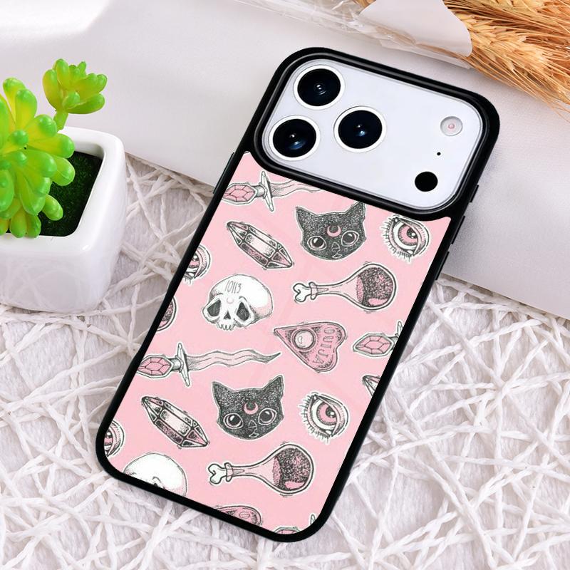 Witch Aesthetic Art Shockproof Phone Case for iPhone 17 Air 16e 15 11 12 14 13 Pro Max Cover Coque
