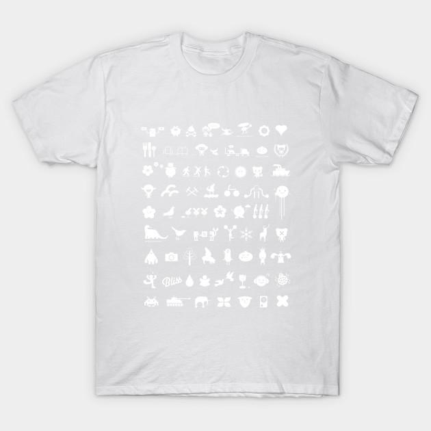 Unisex Fashion TShirt Everything Icon Print TShirt Plus Size S-5XL T-Shirt 100%Cotton Tops O Neck Short Sleeve Tees
