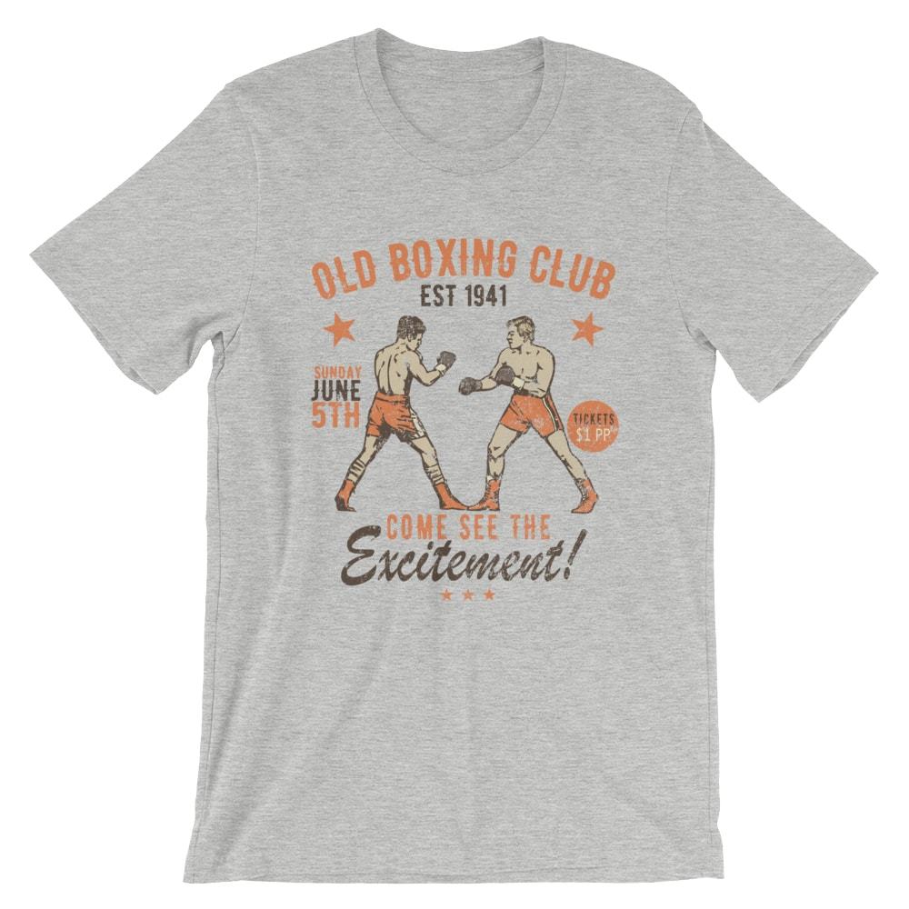 

Old Boxing Club T-Shirt. 100% Cotton Premium Tee NEW M
