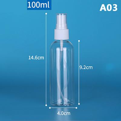 Podróżne przezroczyste butelki wielokrotnego użytku przezroczysty plastikowy atomizer do perfum mała butelka z rozpylaczem 10/50/100/150/200/250/300/500Ml